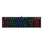 Teclado Gamer Mecanico Redragon Mitra K551rgb Esp Rgb Sw Red, Color Negro Español Latam