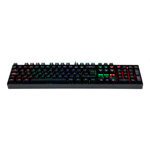 Teclado Gamer Mecanico Redragon Mitra K551rgb Esp Rgb Sw Red, Color Negro Español Latam