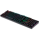 Teclado Gamer Mecanico Redragon Mitra K551rgb Esp Rgb Sw Red, Color Negro Español Latam