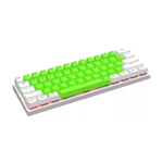 Teclado Gamer T-dagger Arena Verde/Blanco Switch Marron Español T-TGK321-GW-BR-SP