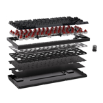 Teclado Gamer Corsair K65 Plus Wireless Mechanical MLX Red