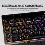 Teclado Corsair K55 Rgb Blacklit Multicolor Led Esp