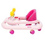 Andador Caminador Bebe Plegable Liviano Urby Rosa