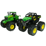 Vehículo de juguete John deere MONSTER TREADS 2 PACK