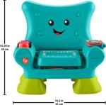 Juguete de aprendizaje para niños pequeños Fisher-Price Laugh & Learn, silla verde