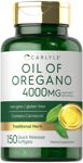 Suplemento de aceite de orégano Carlyle 4000 mg 150 cápsulas de gelatina blanda