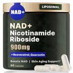 Suplemento Podafu NAD+ Nicotinamida liposomal Riboside 80 Ca