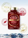 Aceite de krill Carlyle Antarctic 2000 mg 120 cápsulas blandas Omega-3