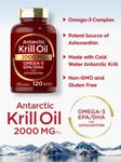 Aceite de krill Carlyle Antarctic 2000 mg 120 cápsulas blandas Omega-3