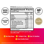 Suplemento de aceite de krill Megared Omega-3 1000 mg 60 cápsulas blandas