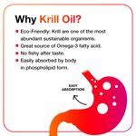 Suplemento de aceite de krill Megared Omega-3 1000 mg 60 cápsulas blandas