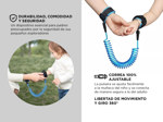 Pulsera Muñequera de Seguridad Rosa Gadnic BEBE94 Para Niños Anti-Pérdida
