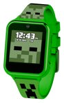 Reloj inteligente Accutime Minecraft Kids Green con cámara para selfies