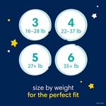 Pañales desechables Pampers Swaddlers Overnights, tamaño 4, 