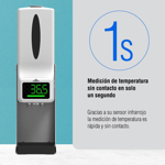 Dispensador con sensor inteligente y termometro K9X con Trípode