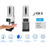 Dispensador con sensor inteligente y termometro K9X con Trípode