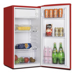 Mini Refrigerador Retro 3.1 Pies Para Oficina Y Hogar, Rojo