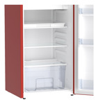 Mini Refrigerador Retro 3.1 Pies Para Oficina Y Hogar, Rojo