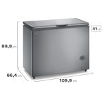 Freezer Horizontal Gafa Plata Inverter 280lts FGHI300P-L
