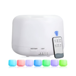 Humidificador Aromatizador De Ambiente Disfusor Aceite Esencial 300ml Con Luz Led