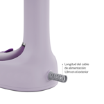 Vaporizador Plancha Vapor Smart Tek Plegable GS1320 Violeta