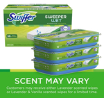 Recambios de trapo húmedo Swiffer Sweeper, 36 unidades, aroma a lavanda