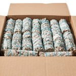 Smudge Sticks Blue River Sage White Sage, 10 cm, paquete de 25