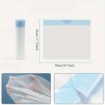 Bolsas de Basura Portátiles Gruesas para Cocina 5 rolls 75pcs