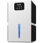 Deshumidificador ToLife para dormitorio, 2,8 L (95 oz), 950 ml, blanco