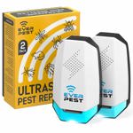 Control ultrasónico de plagas Ever Pest, paquete de 2 unidades para interiores