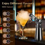 Kit para ahumar cócteles Tomzio con antorcha y Wood Chi de 6 sabores
