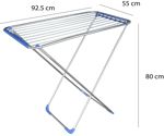 Tendedero Tender Aluminio Plegable Pie S/ Alas Hogar Actual