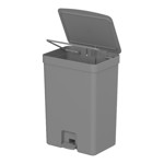 Tacho de basura con Pedal 30lts Ou LX4300CHF Gris Trium