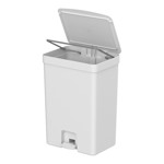 Tacho de basura con Pedal 30lts Ou LX4300BCF Blanco Trium