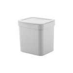 Tacho de basura para cocina 4,7lts Ou LX505BCF Blanco Trium