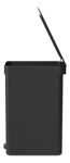 Basurero Con Pedal Trium 20l Ou Lx4001 Color Negro