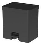 Basurero Con Pedal Trium 20l Ou Lx4001 Color Negro