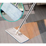 Trapeador Balde Escurridor 2 Mopas Shoppy Limpieza 360 Paños Plana