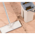Trapeador Balde Escurridor 2 Mopas Shoppy Limpieza 360 Paños Plana