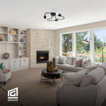 Plafon Savannah 3 Luces Negro Apto Led E27 Lampara de Techo Gioluce