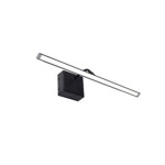Aplique Pared Cuadra 50 Cm Negro Movil Calida Gioluce