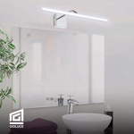 Aplique Pared Cuadra 50 Cm Cromo Movil Frio Gioluce