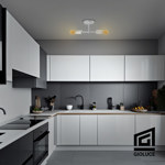 Aplique Techo Yaco 2 Luces Blanco Plafon Araña Apto E27 Gioluce