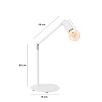 Lampara Velador Pixar Delta 1 Luz blanco Gioluce