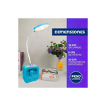 Luz Led Flexible Velador Lampara Infantil 3 Modos Recargable