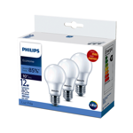 Lámpara Philips EcoHome LEDBulb 12W E27 Fría Pack x3
