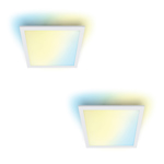 Plafón Inteligente LED Wiz 12W Wifi Luz blanca regulable x2