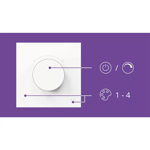 Interruptor Giratorio Luz Inteligente Wiz Dial Switch Wifi