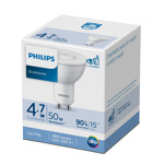 Lámpara Philips Led Dicroica GU10 4,7w Luz Fría x 10 unid