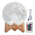 Velador de Luna con Luces Led Efecto 3D